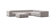 Tufted Sectional Sofa - Large Right Corner