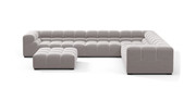 Tufted Sectional Sofa - Large Right Corner