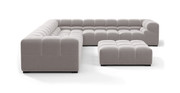 Tufted Sectional Sofa - Large Right Corner
