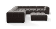 Tufted Sectional Sofa - Large Right Corner