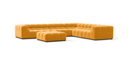 Tufted Sectional Sofa - Large Right Corner