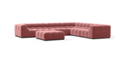 Tufted Sectional Sofa - Large Right Corner