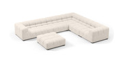 Tufted Sectional Sofa - Large Right Corner