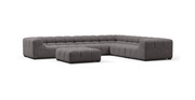 Tufted Sectional Sofa - Large Right Corner