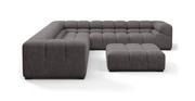 Tufted Sectional Sofa - Large Right Corner