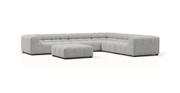 Tufted Sectional Sofa - Large Right Corner