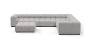 Tufted Sectional Sofa - Large Right Corner