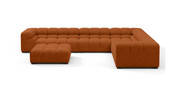 Tufted Sectional Sofa - Large Right Corner