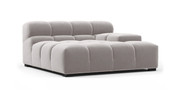 Tufted Sectional Sofa - Deep Large Right Arm