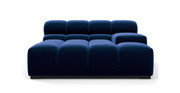 Tufted Sectional Sofa - Deep Large Right Arm