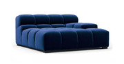 Tufted Sectional Sofa - Deep Large Right Arm