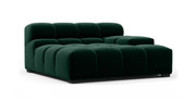 Tufted Sectional Sofa - Deep Large Right Arm