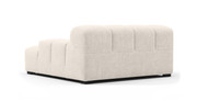 Tufted Sectional Sofa - Deep Large Right Arm