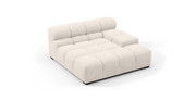 Tufted Sectional Sofa - Deep Large Right Arm