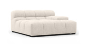 Tufted Sectional Sofa - Deep Large Right Arm