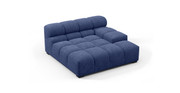 Tufted Sectional Sofa - Deep Large Right Arm