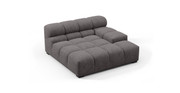 Tufted Sectional Sofa - Deep Large Right Arm