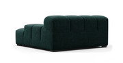Tufted Sectional Sofa - Deep Large Right Arm