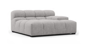 Tufted Sectional Sofa - Deep Large Right Arm