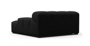 Tufted Sectional Sofa - Deep Large Right Arm