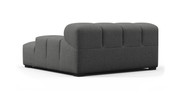Tufted Sectional Sofa - Deep Large Right Arm