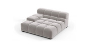 Tufted Sectional Sofa - Deep Large Left Arm