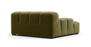 Tufted Sectional Sofa - Deep Large Left Arm