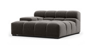 Tufted Sectional Sofa - Deep Large Left Arm