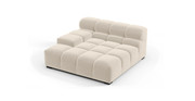 Tufted Sectional Sofa - Deep Large Left Arm