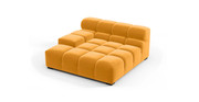 Tufted Sectional Sofa - Deep Large Left Arm