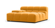 Tufted Sectional Sofa - Deep Large Left Arm