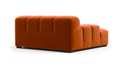 Tufted Sectional Sofa - Deep Large Left Arm