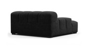 Tufted Sectional Sofa - Deep Large Left Arm