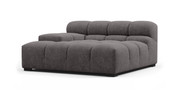 Tufted Sectional Sofa - Deep Large Left Arm