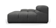 Tufted Sectional Sofa - Deep Large Left Arm
