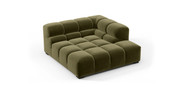 Tufted Sectional Sofa - Deep Large Right Corner