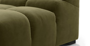 Tufted Sectional Sofa - Deep Large Left Corner