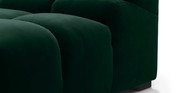 Tufted Sectional Sofa - Deep Large Left Corner