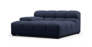 Tufted Outdoor Sunbrella Sofa Module - Deep Large Left Arm