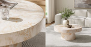 Riverside Indoor/Outdoor Patio Concrete Round Coffee Table