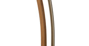 Morelli Arc Floor Lamp - 84", Satin Nickel & Black, Dimmer Switch, V-base