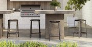 Wooster Marble Contemporary Counter Stool
