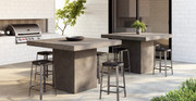 Wooster Marble Contemporary Counter Stool