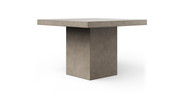 Fulton Brutalist 59" Square Bar Height Concrete Dining Table