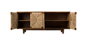 Rush Seagrass Pale Brook 4 Door Sideboard