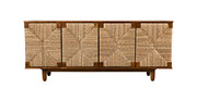 Rush Seagrass Pale Brook 4 Door Sideboard