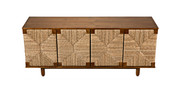 Rush Seagrass Pale Brook 4 Door Sideboard