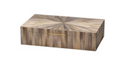 Glamour Traditional Straw MDF Marquetry Box
