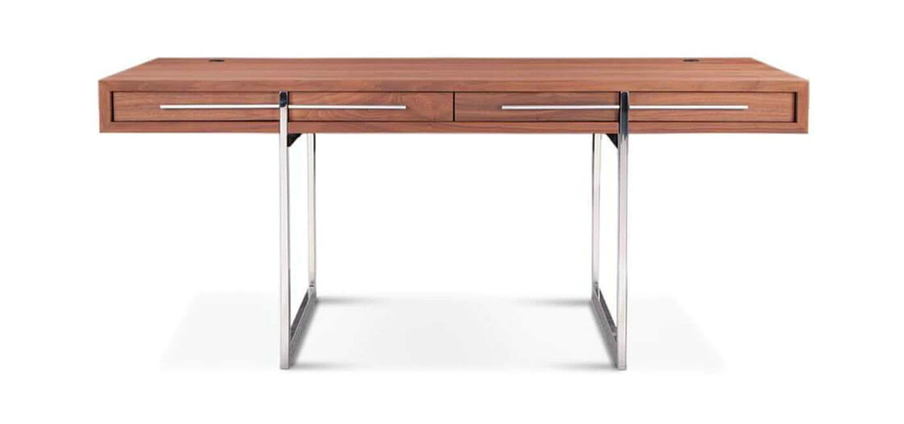 Naver 1340 Desk | Natural Walnut Veneer | Manhattan Home Design