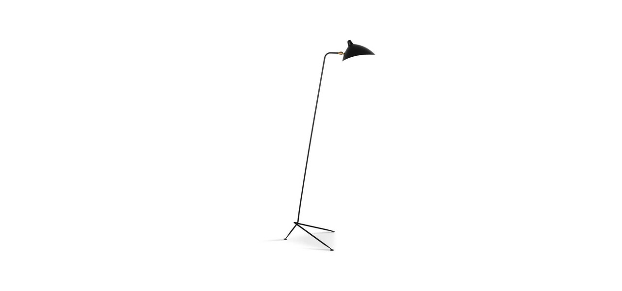 Serge Mouille One-Arm Floor Lamp - Manhattan Home Design